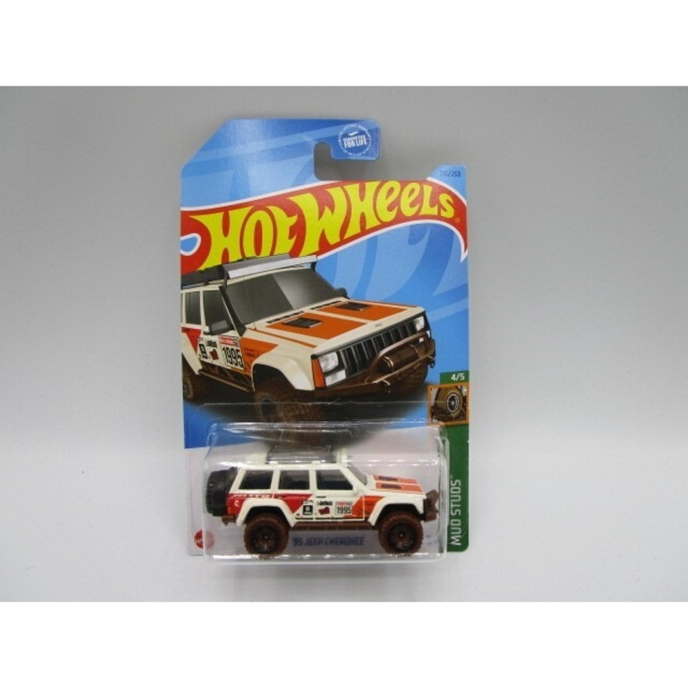 2023 Hot Wheels 95 Jeep Cherokee Treasure Hunt 1:64 Diecast Car Mud Studs